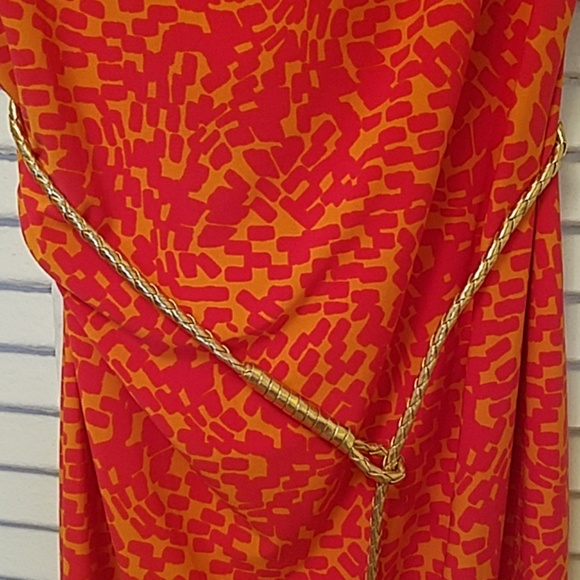 GUESS ORANGE DRESS - Picture 3 of 6